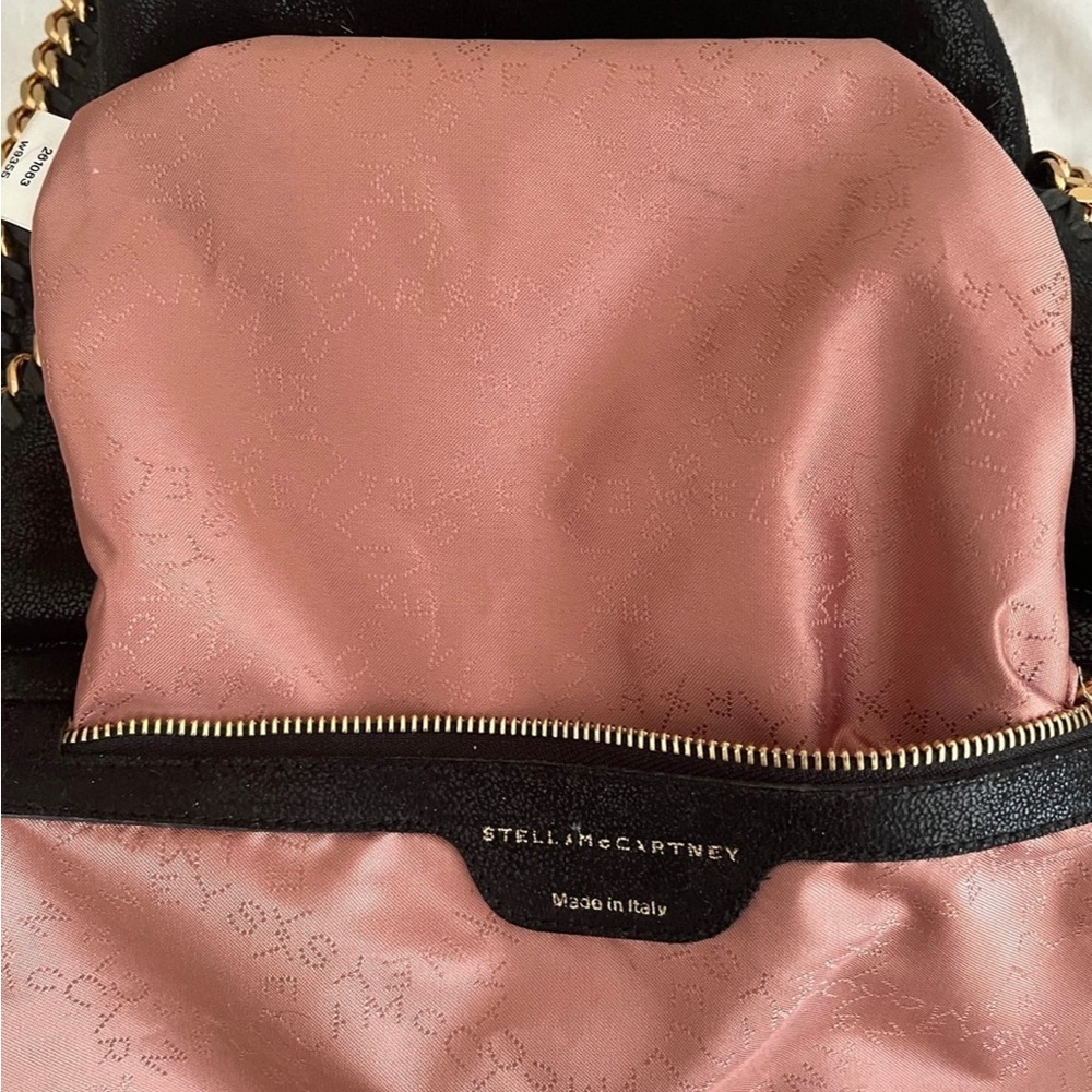 SOLD Stella McCartney black Falabella tote with golden chains - Picture 11 of 11